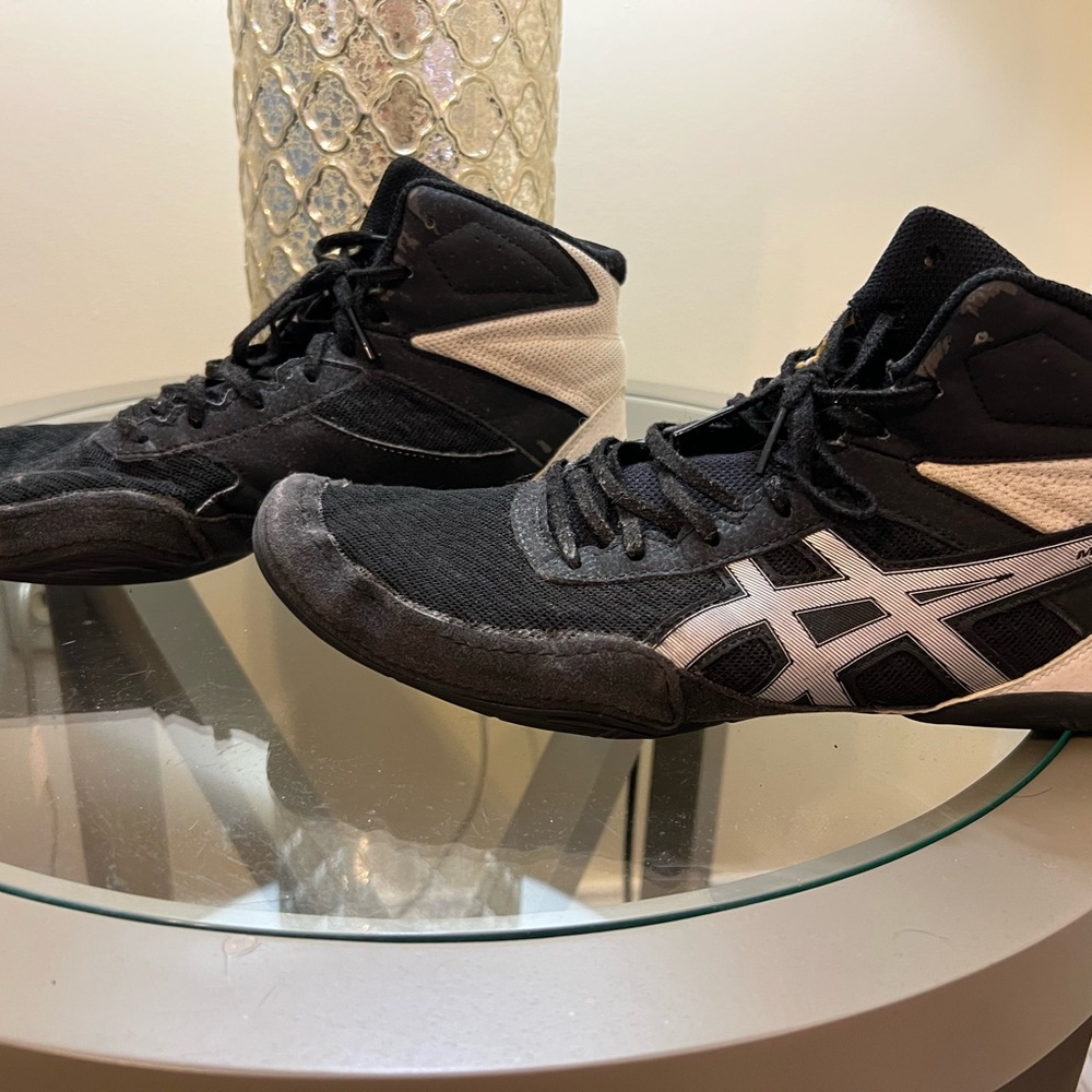 Asics Black and White Athletic Sneakers